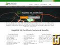 screenshot of RapidSSL Wildcard from a2hosting.com