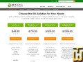 screenshot of Secure Site from a2hosting.com