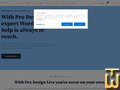 screenshot of Pro Design Live BASIC from bluehost.com