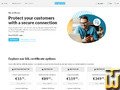 ekran görüntüsü Sectigo Domain SSL Plan