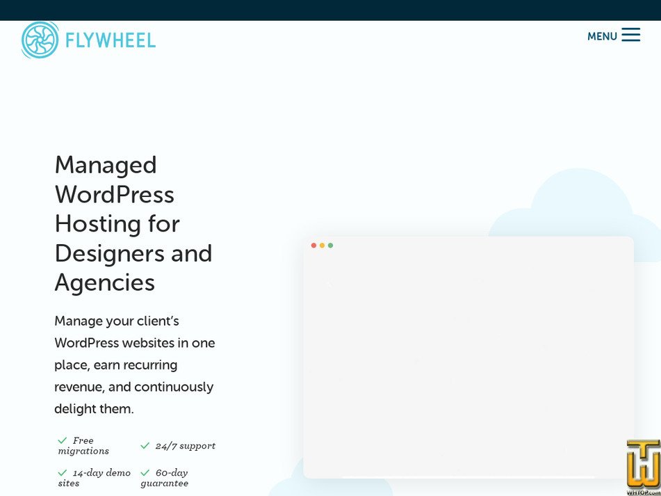 Taken on 20 April, 2024 getflywheel.com screenshot
