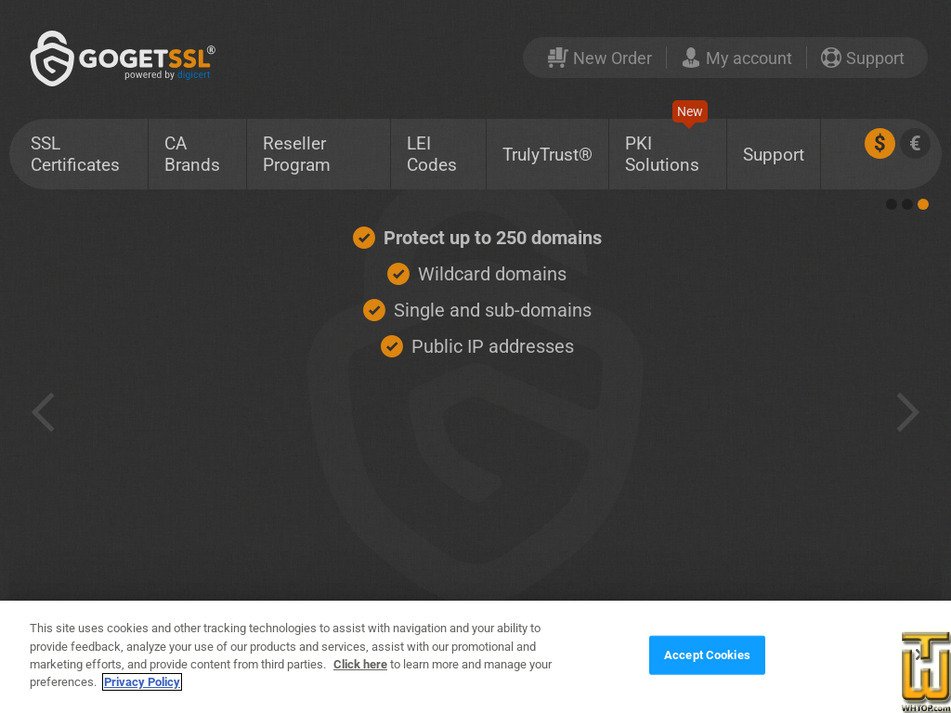 gogetssl.com Bildschirmfoto