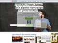 Bildschirmfoto von easy Page von goneo.de
