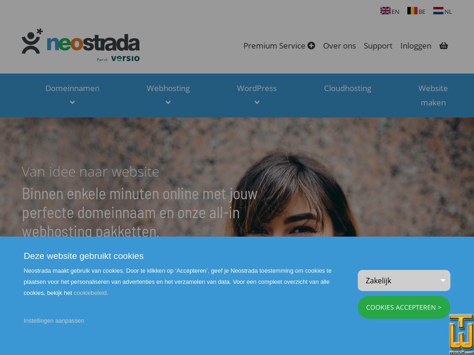 Genomen op 5 september, 2025 neostrada.nl screenshot
