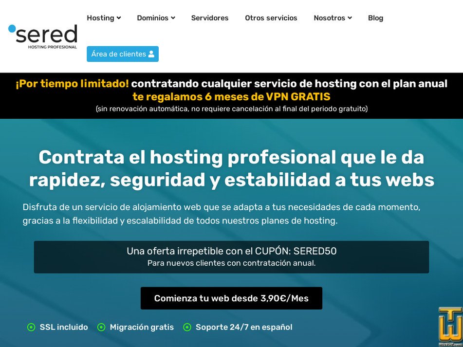 sered.net captura de pantalla