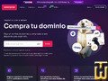 captura de pantalla de .COM desde webempresa.com