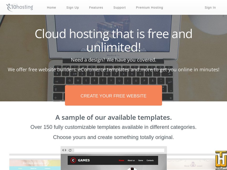Taken on 20 April, 2024 x10hosting.com screenshot