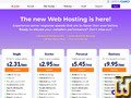 screenshot of Single Web Hosting from z.com