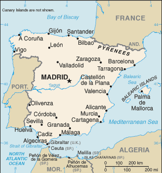 ES country map